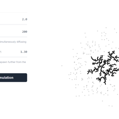 diffusion limited agreggation